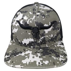 Arcadian Outfitters Snapback Trucker Hat Multicolor One Size Mesh Back Camo